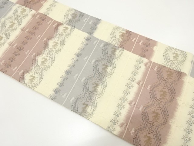 JAPANESE FUKURO OBI / WOVEN ARISUGAWA PATTERN